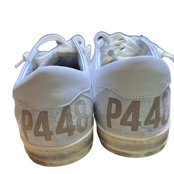 P448 Made in Italy John M Leather Sneaker NIB Size 39 - Picture 6 of 10